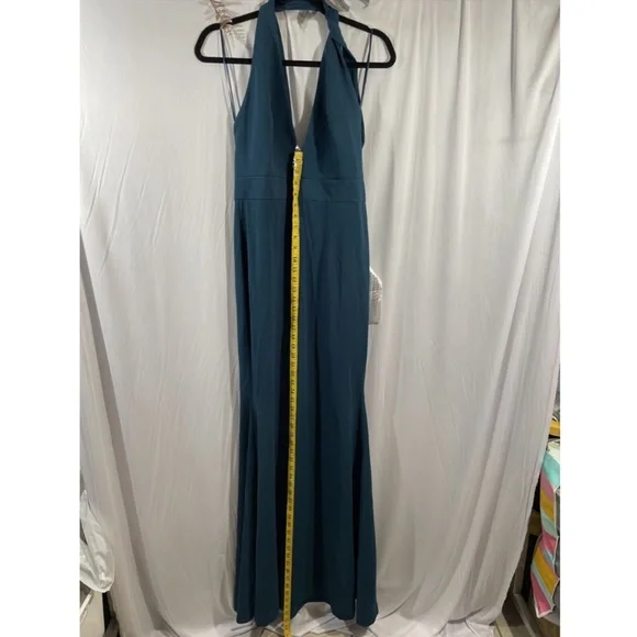 NEW $248 Dress the Population [ Medium ] Camden Mermaid Gown in Peacock -  rasspropiedades.cl